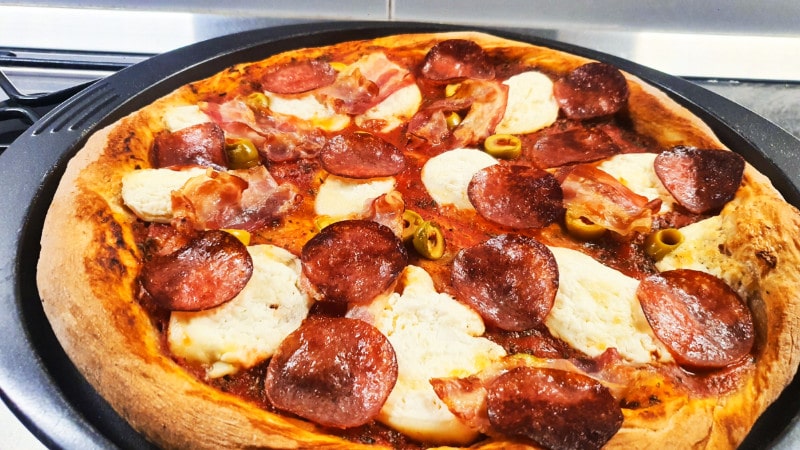 Sonias Recipe Home Made Pizza recipe with pepperoni