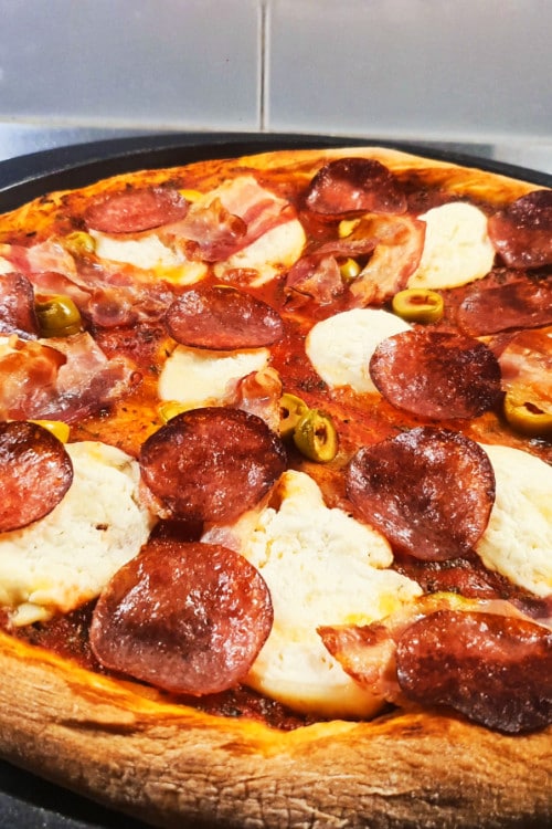 Sonias Recipe Home Made Pizza recipe with pepperoni